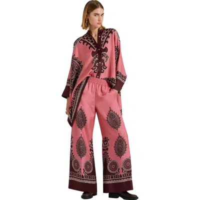 La Doublej Palazzo Pants Placée In White