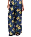 La Doublej Palazzo Pants Riptide Midnight Blue In Blue