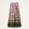 La Doublej Floral-print Maxi Skirt In Pink