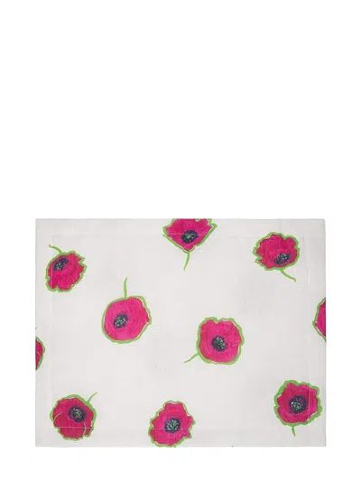 La Doublej Large Napkins Set Of 6 In White