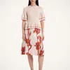 La Doublej Pareo Midi Skirt In Iris Dark Orange