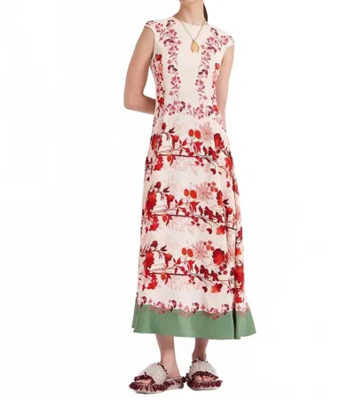 La Doublej Park Ave Dress In Woodland Placee In Multi