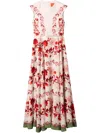 La Doublej Park Ave Midi Dress In White