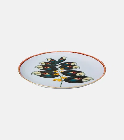 La Doublej Parrotstem Porcelain Decorative Plate