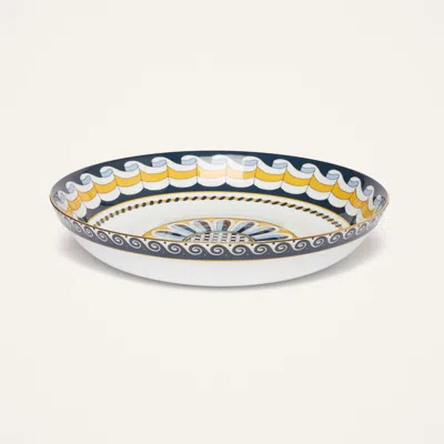 La Doublej Napoli Blue Pasta Bowl In Multi