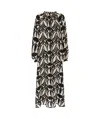 La Doublej 'cerere' Crepe De Chine Dress In Black