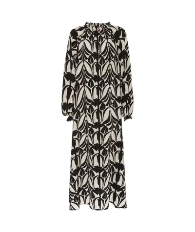 LA DOUBLEJ GRAPHIC-PRINT SHIRT DRESS