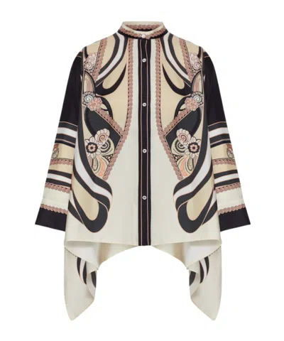 La Doublej Patterned Blouse In Multi