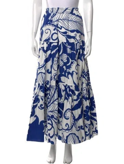 Pre-owned La Doublej Patterned Long Skirt In Multi