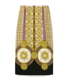 La Doublej Patterned Pencil Skirt In Brown