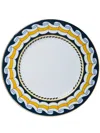 La Doublej Patterned Porcelain Charger Plate In Poseidon