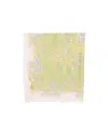 La Doublej Patterned Scarf In Yellow