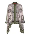 La Doublej Green Shirt With All-over Graphic Print In Gray