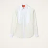 La Doublej Peggy Shirt In Solid Ivory