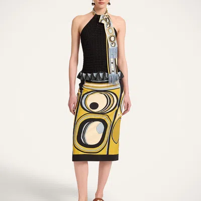 La Doublej Pencil Skirt In Multi