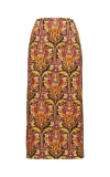 La Doublej Pencil Skirt Corte Black In Corte Black