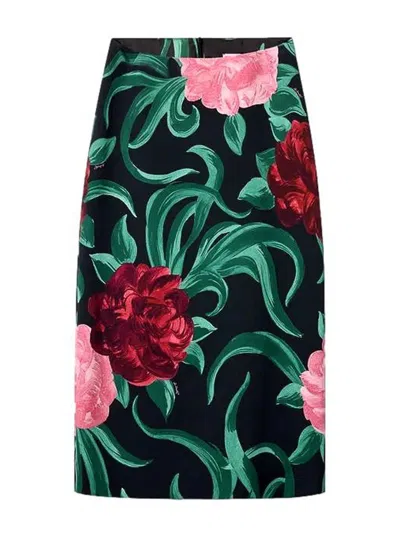 La Doublej Pencil Skirt In Multi