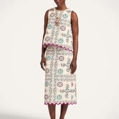 La Doublej Pencil Skirt In Multi