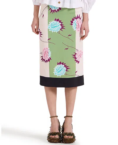 La Doublej Pencil Skirt In Multi