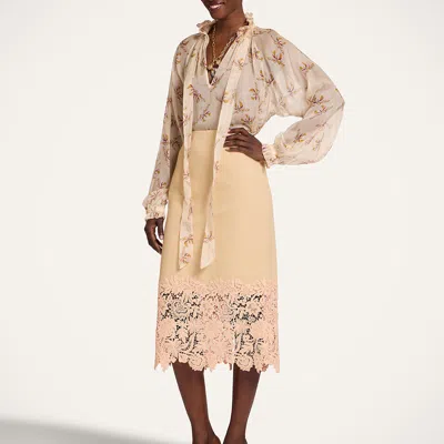 La Doublej Pencil Skirt In Neutral