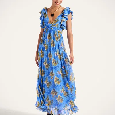 La Doublej Penelope Dress In Blue