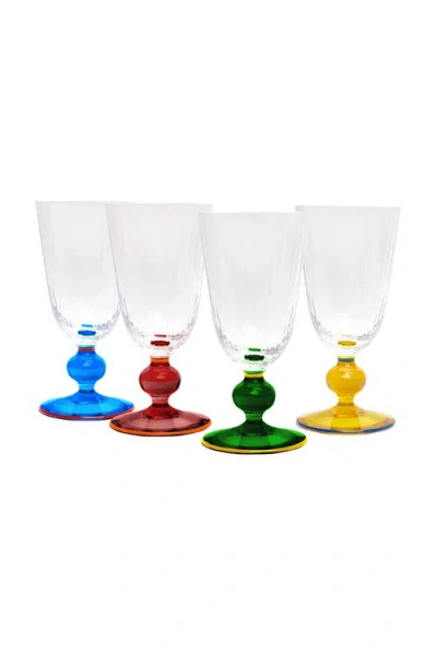 La Doublej Perfetto Wine Glasses Set Of 4 In Mixed