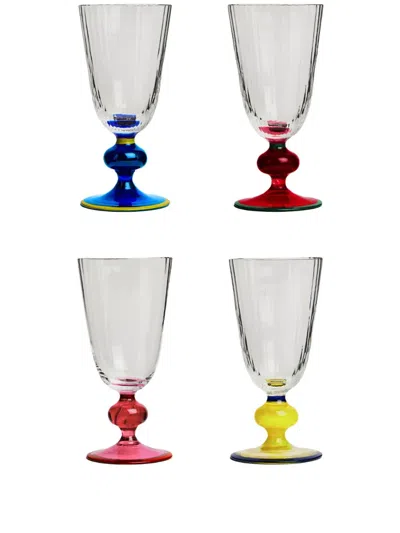 La Doublej Perfetto Wine Glasses Set In Neutrals