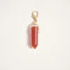 La Doublej Pillar Charm In Red