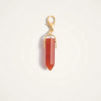 La Doublej Pillar Charm In Red