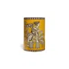 La Doublej Pillar Vase In The Sphynx Saffron