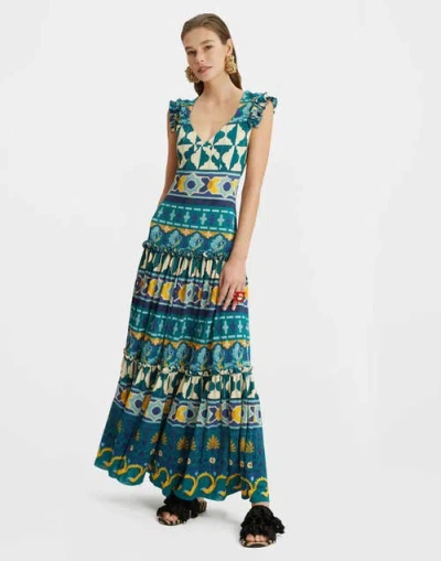 LA DOUBLEJ LA DOUBLEJ PIMENTO DRESS PLACÉE CASAREALE BARRE' EMERALD