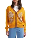 La Doublej Pineapple Cardigan In Avorio