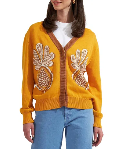 LA DOUBLEJ LA DOUBLEJ PINEAPPLE CARDIGAN