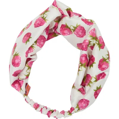 La Doublej Pinup Headband Lampone Mini White In Multi