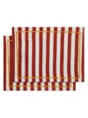 La Doublej Placemat Set Of 2 In Red