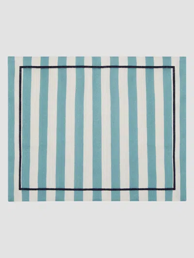 La Doublej Placemat Set Of 2 In Blue