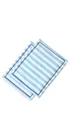 La Doublej Placemat Set Of 2 Blue In Blue