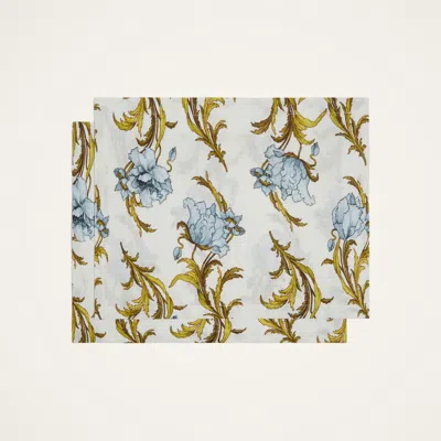 La Doublej Placemats Set Of 2 In Blue