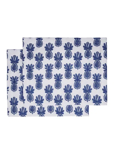 La Doublej Placemats Set Of 2 (13.7'' X 17.7'') In White