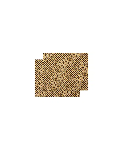 La Doublej Placemats, Set Of 2, 14 X 18 In Multi