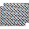 La Doublej Placemats Set Of 2 (35x45) Cubi Blue In Cubi Blue