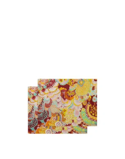 La Doublej Placemats Set Of 2 (35x45) Holi Pink