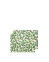 La Doublej Placemats Set Of 2 (35x45) Ninfea Green In Ninfea Green