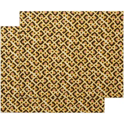 La Doublej Placemats Set Of 2 (35x45) Puzzle Rosa Pink