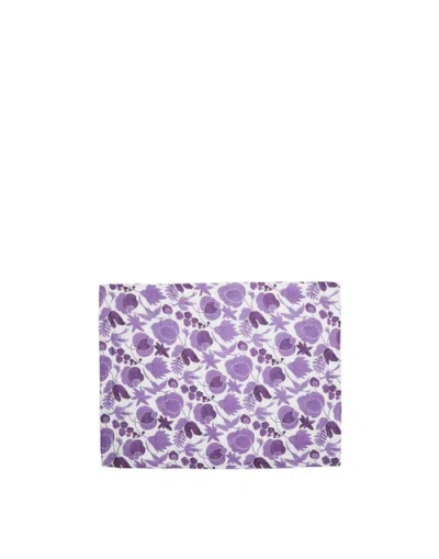 La Doublej Placemats Set Of 2 (35x45) Wildbird Viola Small Purple