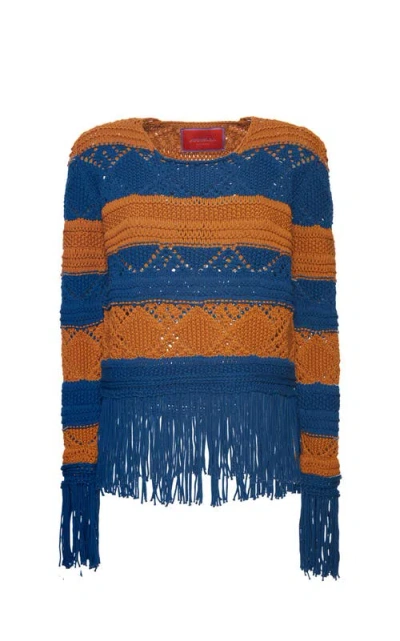 LA DOUBLEJ LA DOUBLEJ PLAYA SWEATER BLUE PETROL