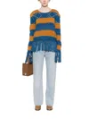 La Doublej Cotton-blend Striped Playa Sweater In Multi