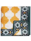 La Doublej Plaza Linen Tablecloth (180cm X 280cm) In Yellow