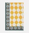 La Doublej Plaza Medium Linen Tablecloth In Multicoloured
