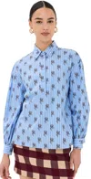 La Doublej Poet Shirt In Gryphos Popeline
